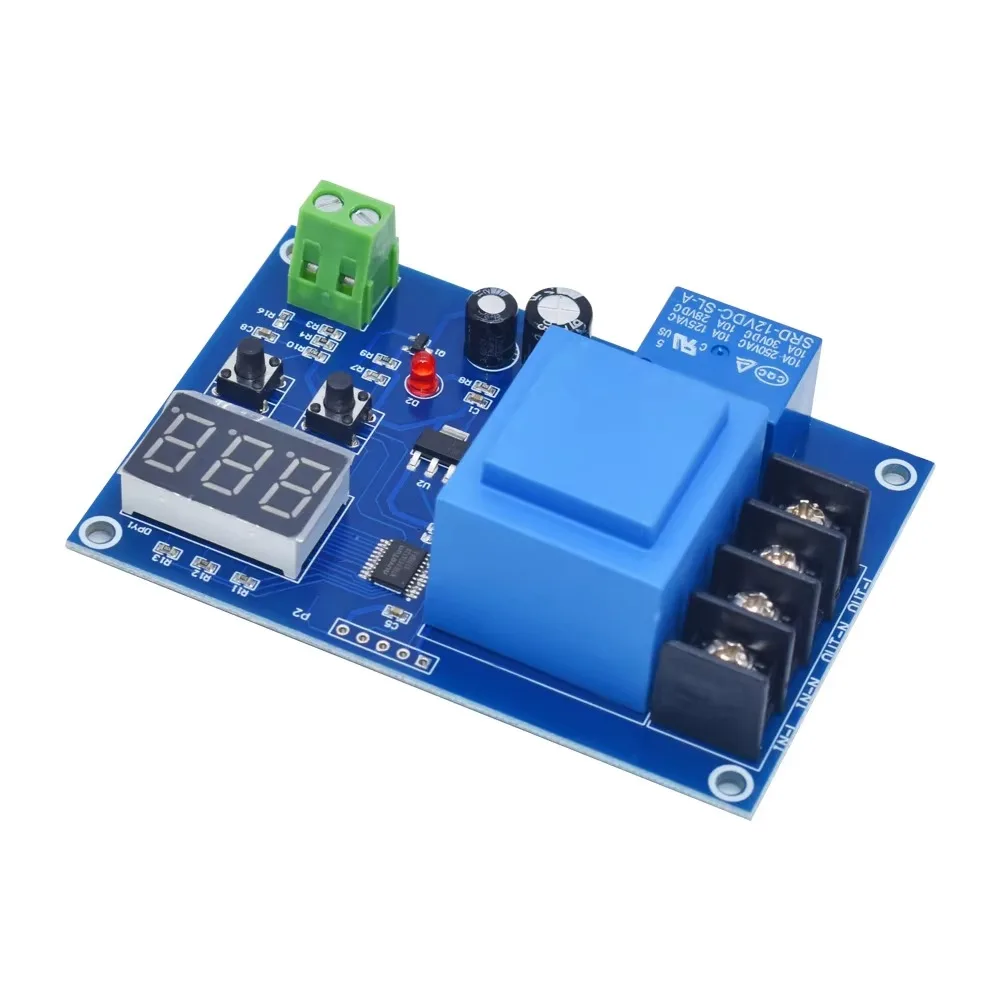 XH-M602 Digital Control Battery Charging Control Module AC 220V Lithium Storage Battery Charger Control Switch Protection Board