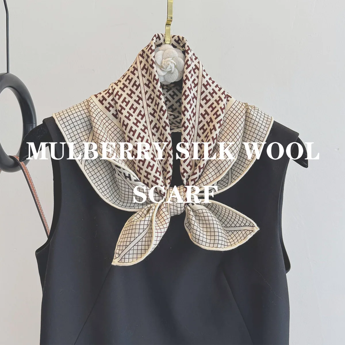 

Женская мода, 100% чистый натуральный шелк, шерстяной шарф, бандана, шаль, 62 см, квадратные шарфы, хиджаб, платок, повязка на голову из пашмины, женский подарок