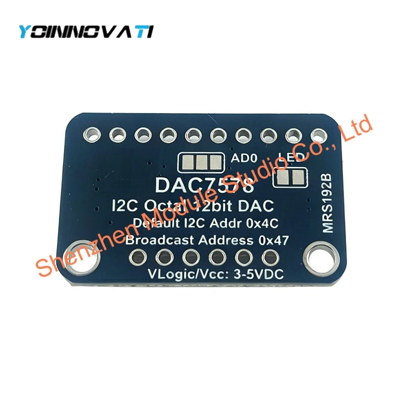 1PCS DAC7578 Breakout - 8 x Channel 12-bit I2C DAC - STEMMA QT / Qwiic DAC7578 module sensor