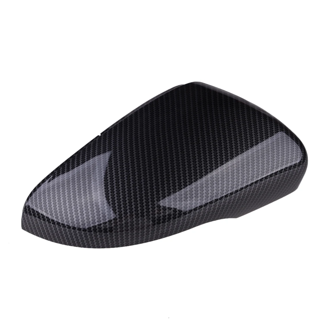 1 Pair Side Rearview Mirror Covers Caps Carbon Fiber Grain ABS Fit for VW Jetta MK6 Beetle Cabrio 2012 2013 2014 2015 2016 2017