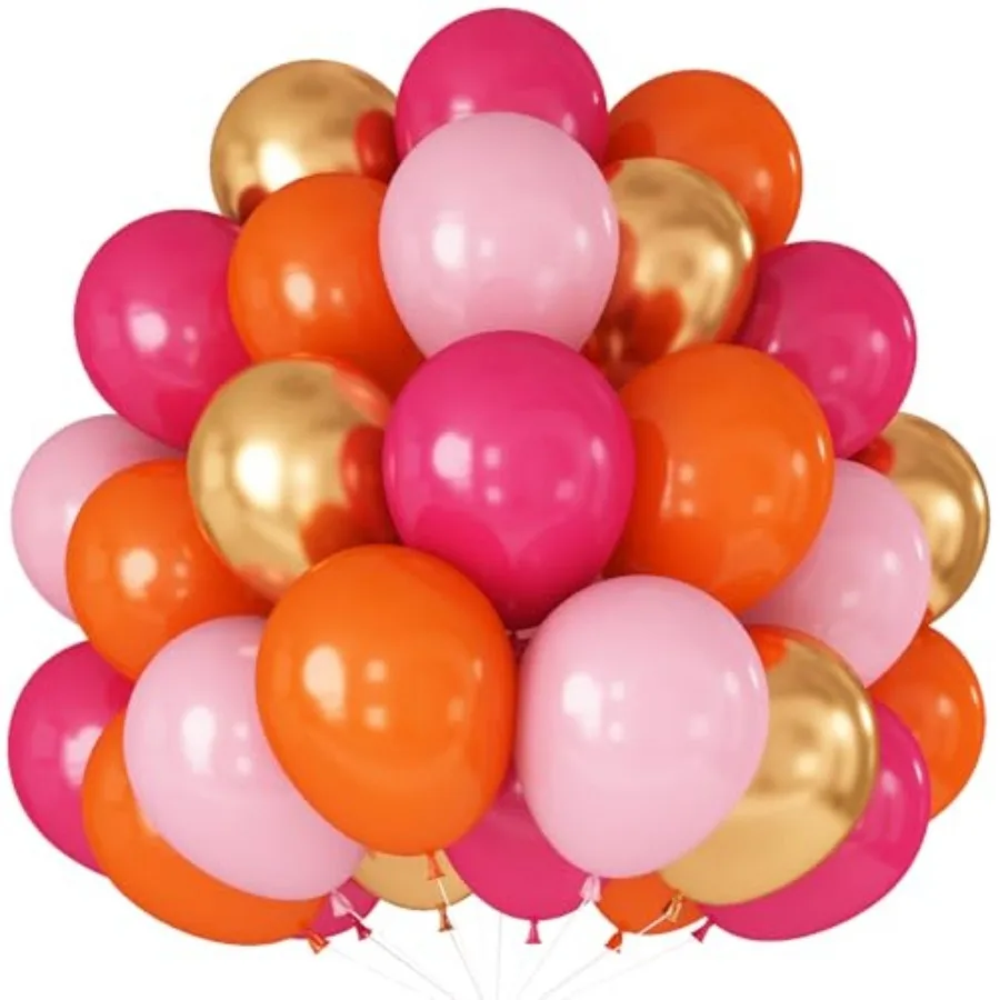 

and Balloons 12inch Light Metallic Helium Latex Balloon for Arch Birthday Tropical Fiesta Summer Party Decorations Boho Baby Sh
