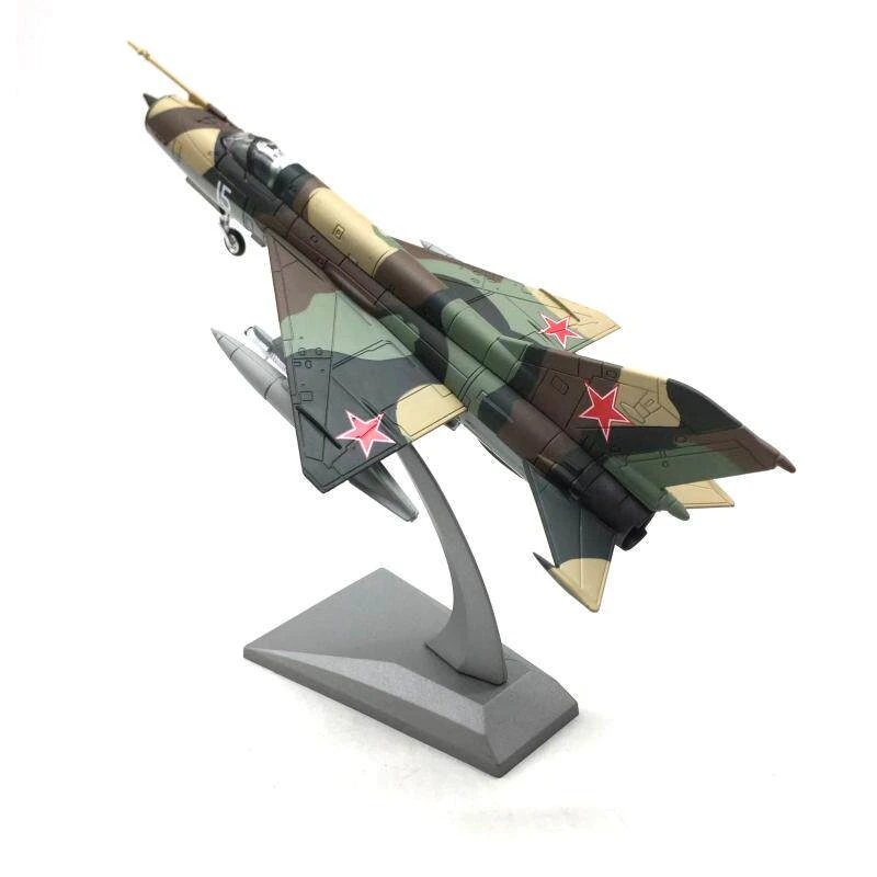 1/72 MIG-21 MiG-21 fighter (Fuselage Alloy) Static Model Ornaments