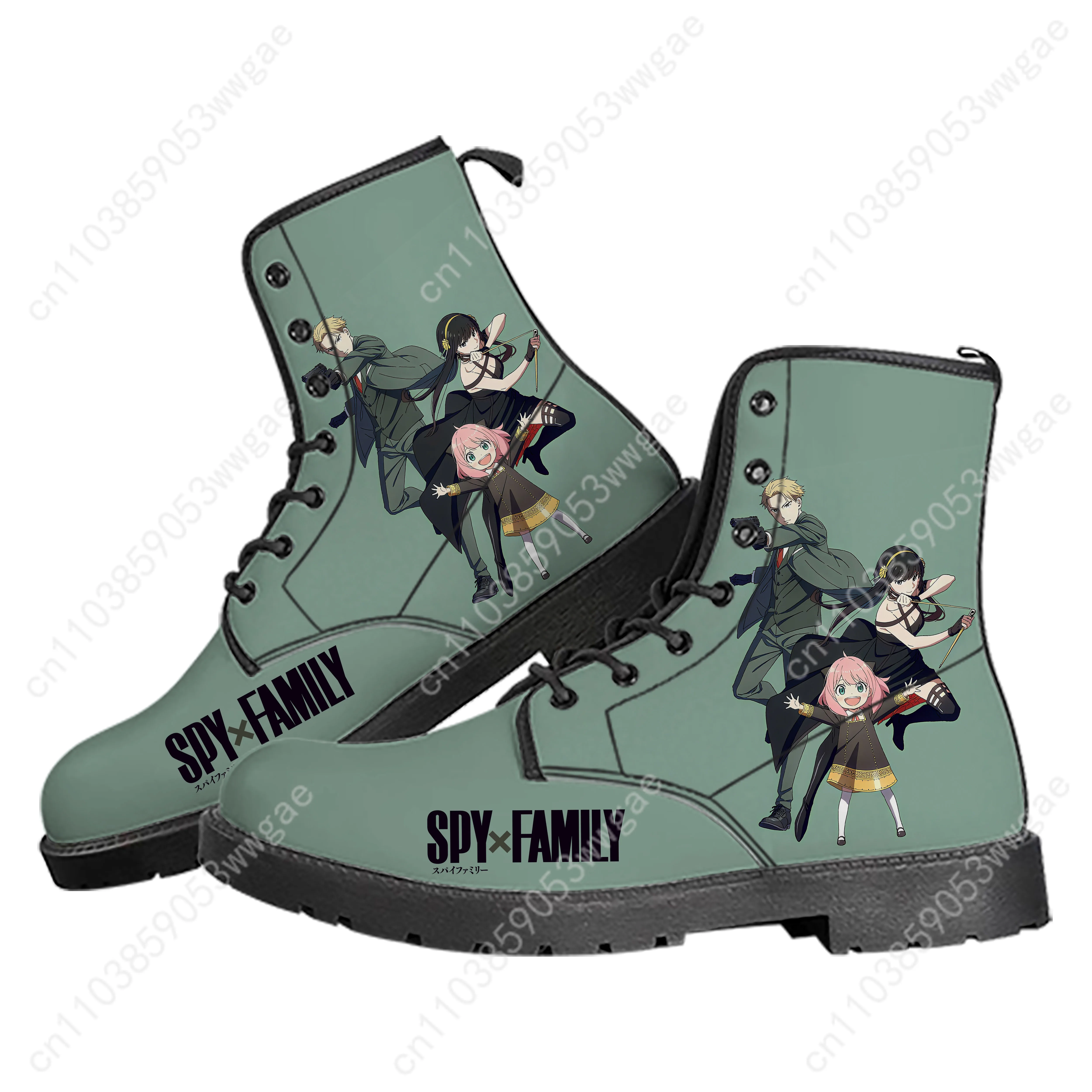 Spy×Family Boots Mens Womens Teenager Shoes Casual Boot Outdoor Light High Quality Couple Print On Demand Anime Custom Made Shoe