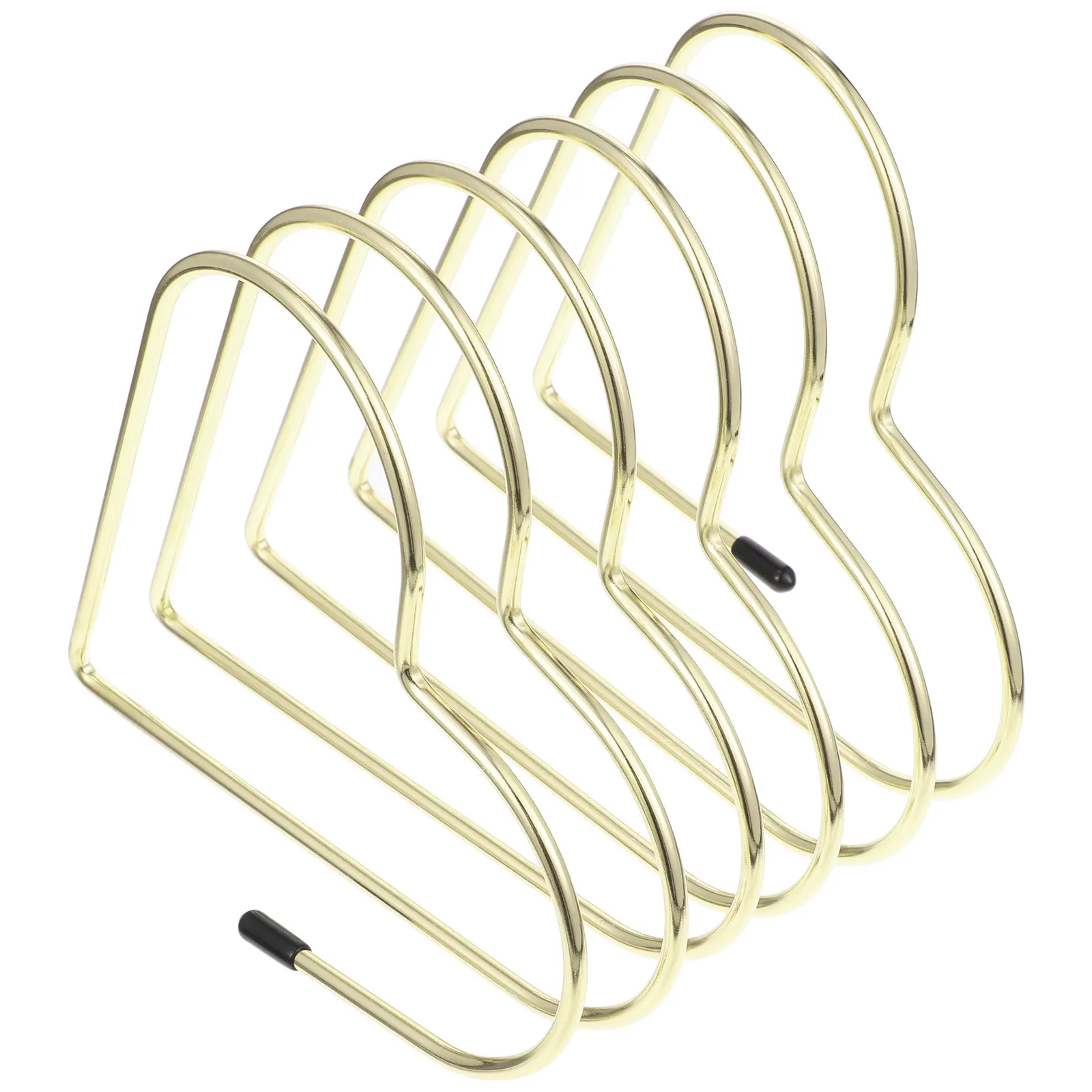 Heart-Shaped Iron Desktop Bookend Wear-Resistant Book Organizer for Office Study Room Book Storage Desktop Bookend