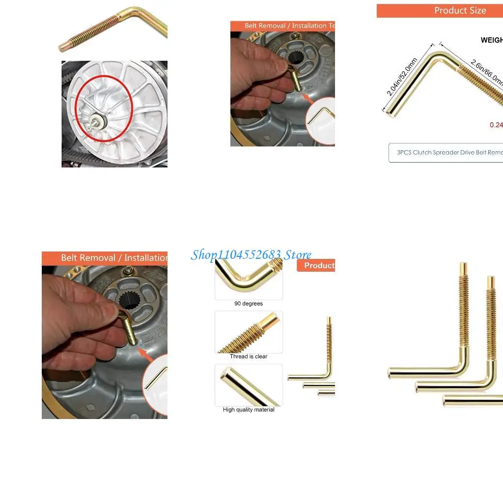 

Y6GD Инструмент для снятия ремня привода сцепления-распределителя Ranger для XP 1000 RZR XP 3x