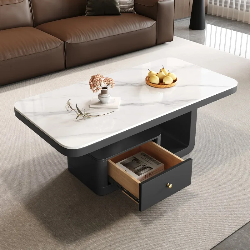 أدراج تتحرك طاولة القهوة الديكور الفاخرة الحديثة غرفة نوم غرفة المعيشة طاولة جانبية المطبخ Couchtisch صالة جناح الأثاث #4