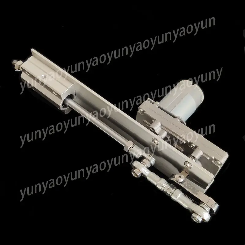 24V DC Reciprocating Linear Actuator Adjustable Stroke 3-15CM DIY Telescopic Gear Motor Speed Controller