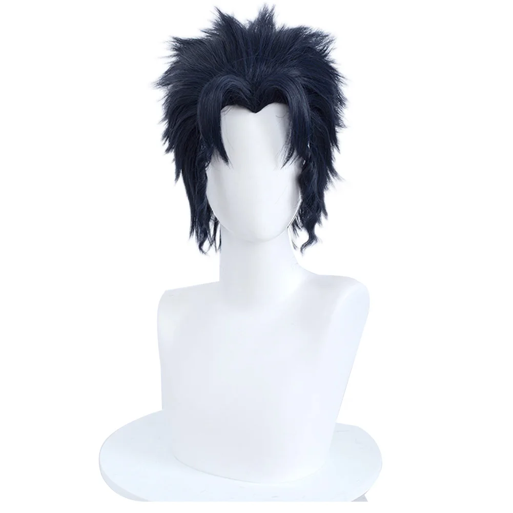 Kujo Jotaro Cosplay Wig Heat Resistant Synthetic Hair Carnival Halloween Party Props