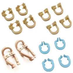 1/set Dental Dam Clips Resin Barrier Clamps Rubber Sectional Matrix Band Molar Clips Autoclavable 134℃ For Dental Lab