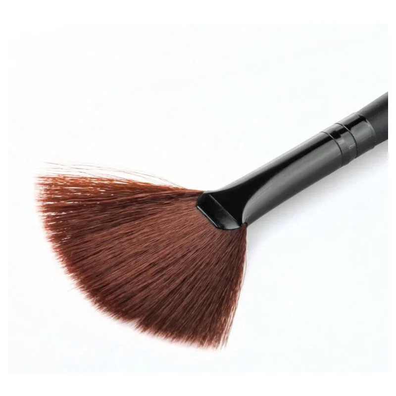 1 stuks waaiervorm make-upborstel losse poeder foundation blush blusher schoonheid gezicht make-up borstel cosmetisch hulpmiddel
