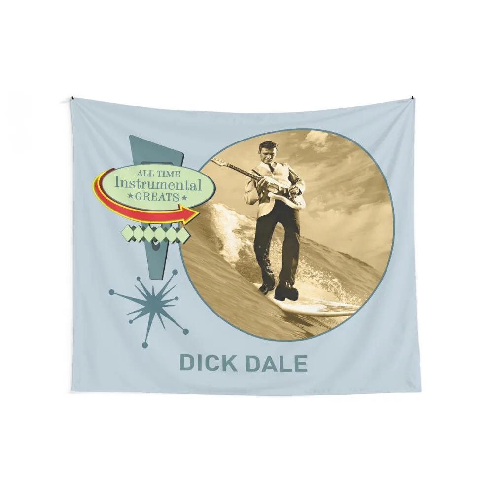 Dick Dale - All Time Instrumental Greats Tapestry Aesthetic Home Decor Decorative Wall Murals Aesthetic Room Decoration Tapestry