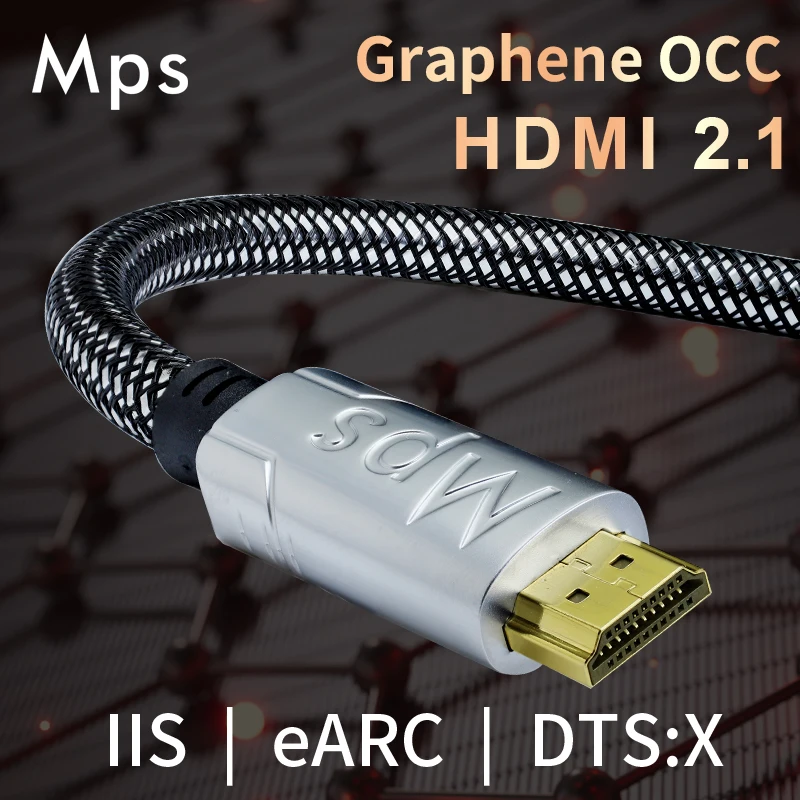 HiFi Mps ARTHUR graphene copper hdmi 2.1 digital audio cable Supports iis/i2s/eARC audio transmission 8k60Hz HD image quality