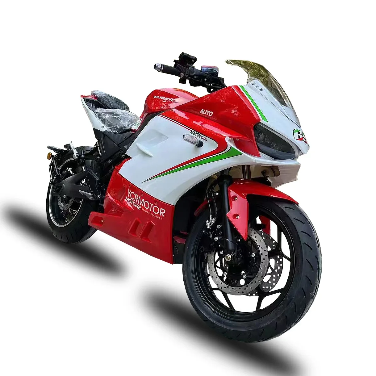 New Model 130km/h 10KW Hub Motor Electric Motorcycle with High Configuration