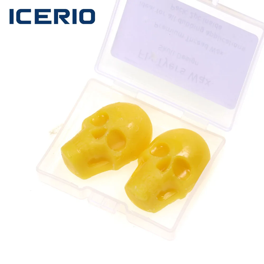 1Box Fly Tying 3D Skull Bone Dubbing Tool Non Slip for Dubbing Loop Split Thread Essential for Slippery Fly Tying Materials