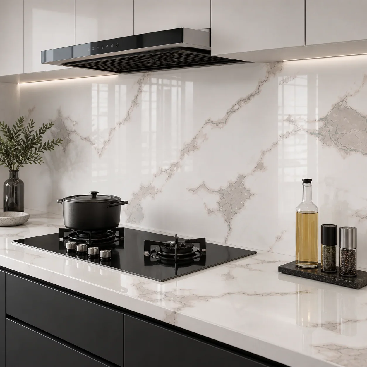 Oil-Resistant Self-Adhesive Kitchen Stickers Suitable For Refurbishing Stovetop Countertop Tile Cabinet And Tabletop.