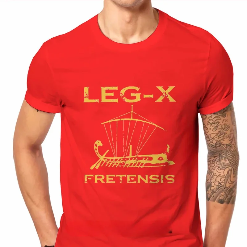 Y2K Legio Leg-X Fretensis Fashion TShirts Roman Mythology Janus Vesta Archaic Triad Chic Male Graphic Tops Tees T Shirt Round