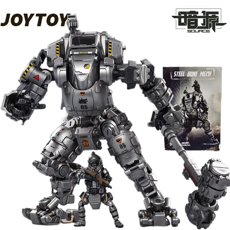 

JOYTOY Original Dark Source Steel H02 Attack Mech Silver Edition Edition Action Collectible Gift Ornaments Christmas in Stock