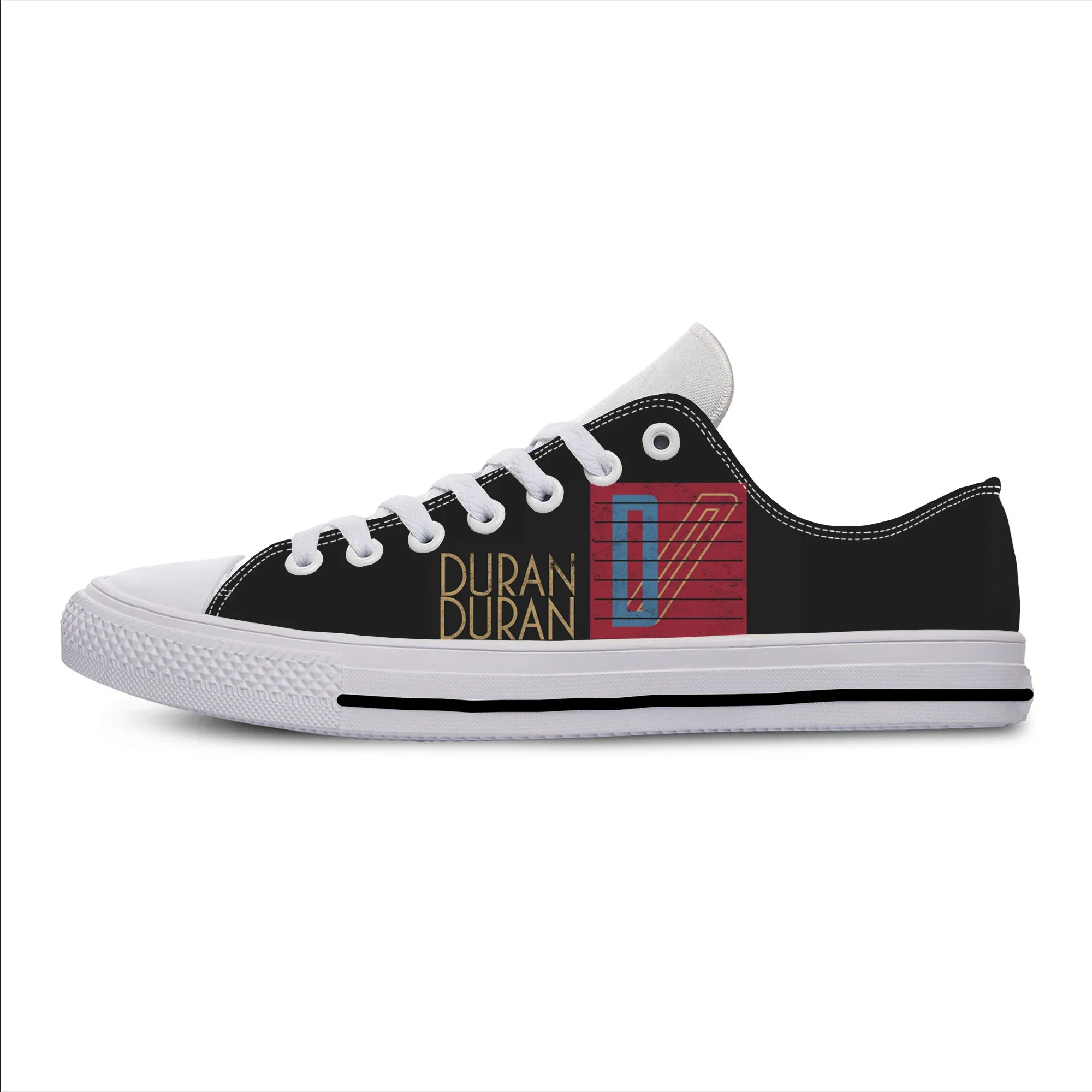 Band DURAN DURAN Low Top Sneakers uomo donna adolescente scarpe Casual scarpe da corsa in tela stampa 3D scarpa leggera traspirante