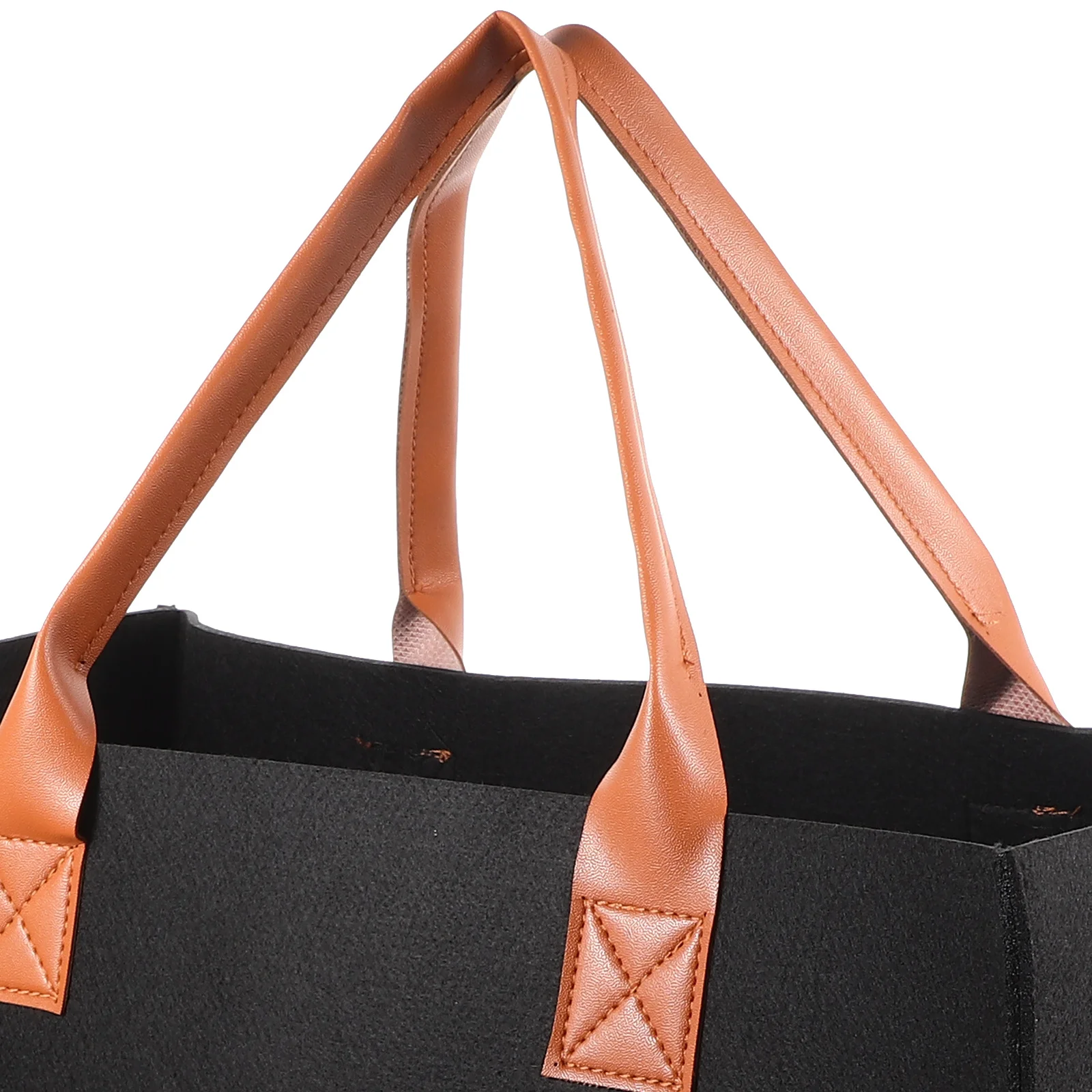 

2Pcs Storage Basket Felt L-Shaped Laundry Hamper Large Capacity Dirt Clothes Organizer Staircase Storage Box Handle Laundry