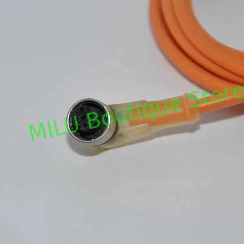 M12 NPN/PNP Näherungssensor-Anschluss mit LED-Winkeltyp, weibliches Sensorkabel, Steckverbinder, 5 m Kabel