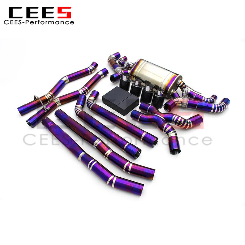 

cees Tuning Catback Exhaust Pipes for 2018-2023 BMW M5 F90 4.4T Racing Exhaust Muffler Pipe with Valve Control System