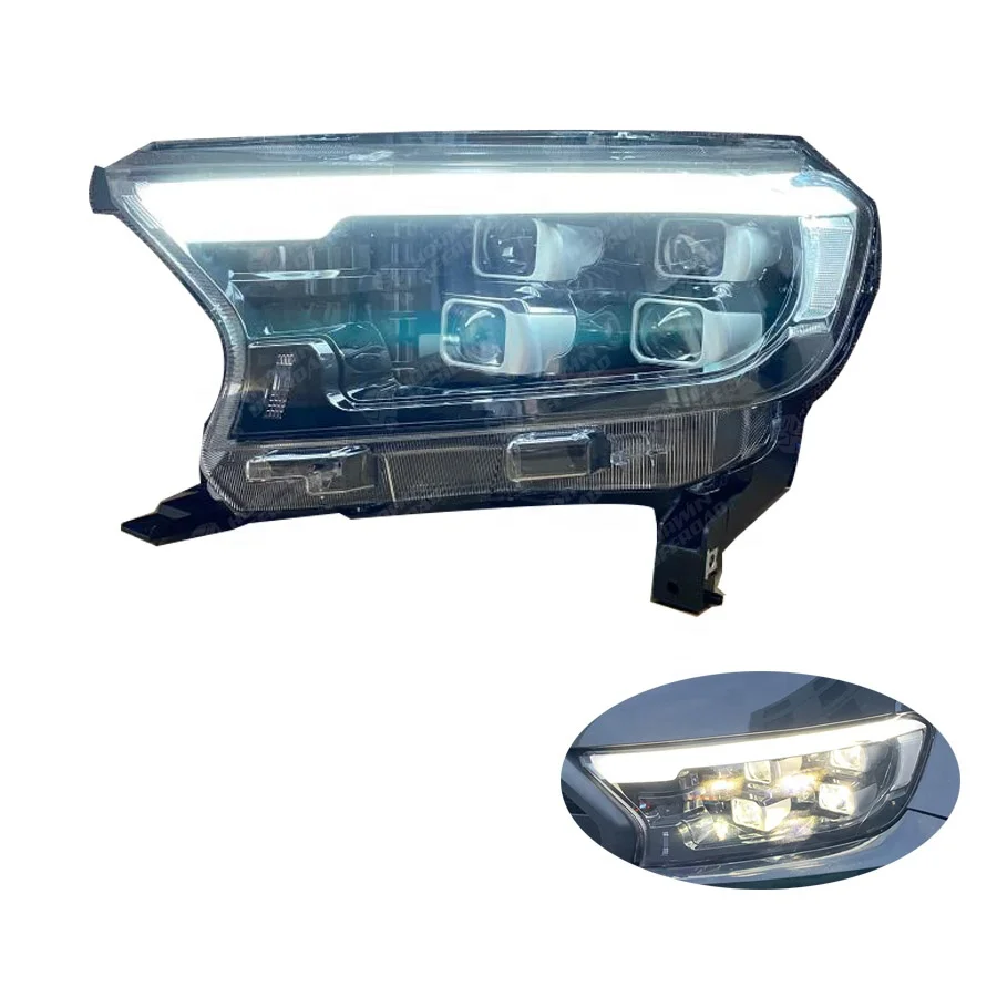 Super Bright Four Eyes LED Headlight Car Front Lamp For Ranger 2015+customcustom