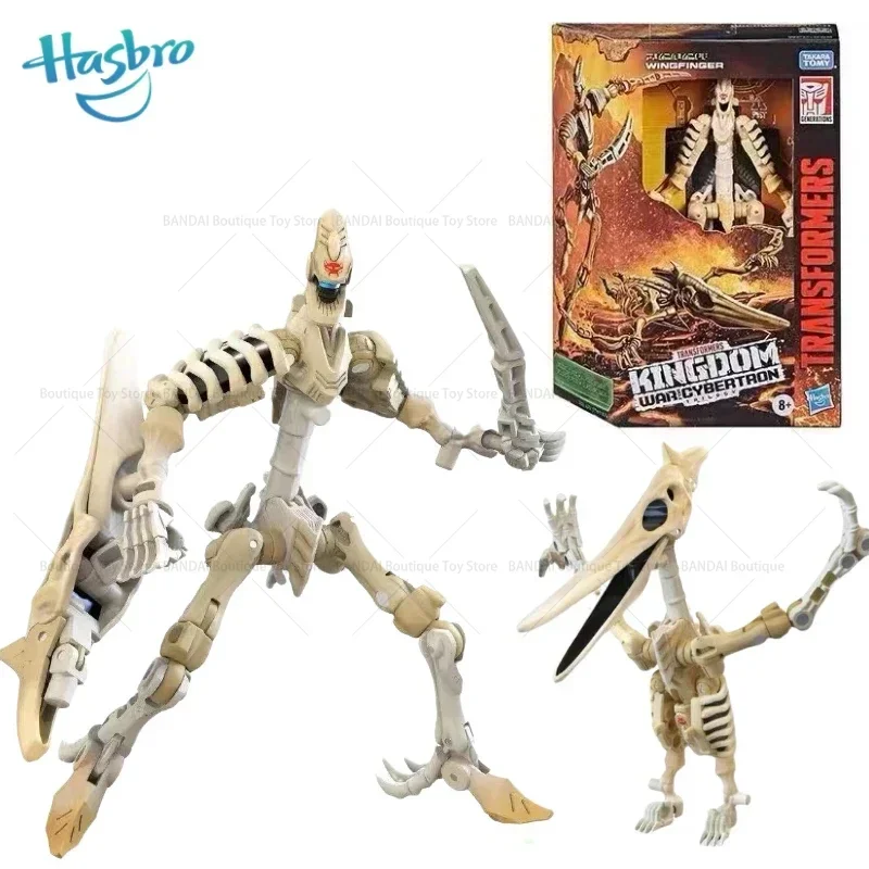 

In Stock Hasbro Transformed toys War for Cybertron Kingdom Wingfinger Deluxe 12cm Action Figure Toy Collection Gift