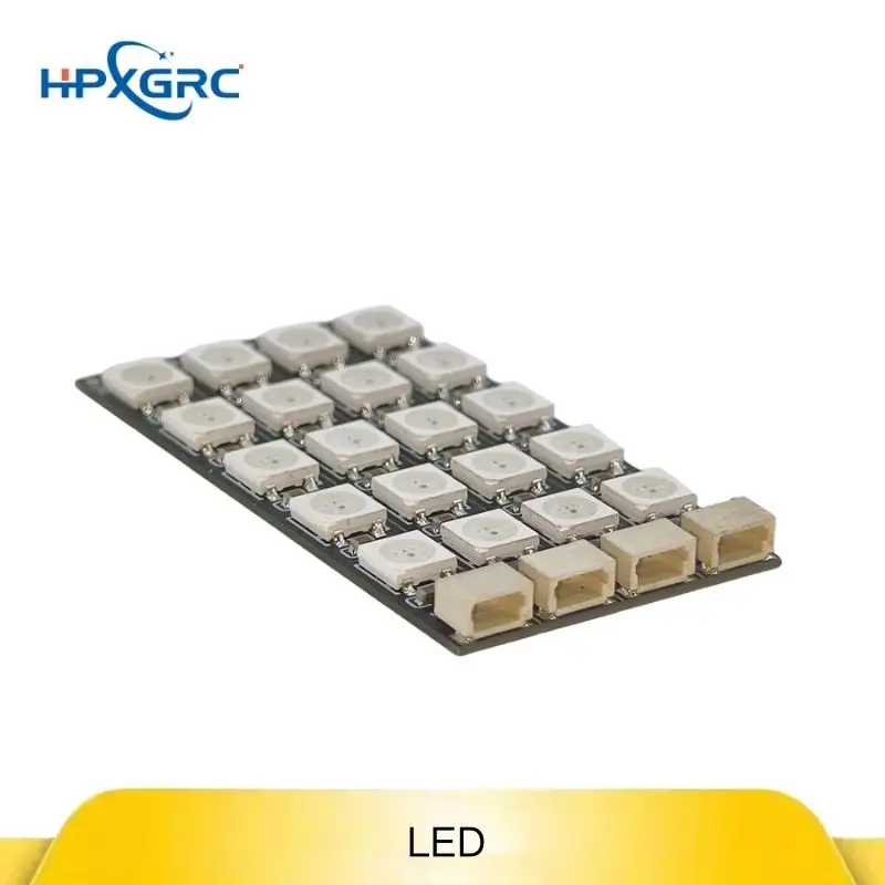 

HPXGRC WS2812B Программируемая светодиодная лента RGB с 5 бусинами — установка без пайки, совместимая с бета-фалайтом для дронов FPV