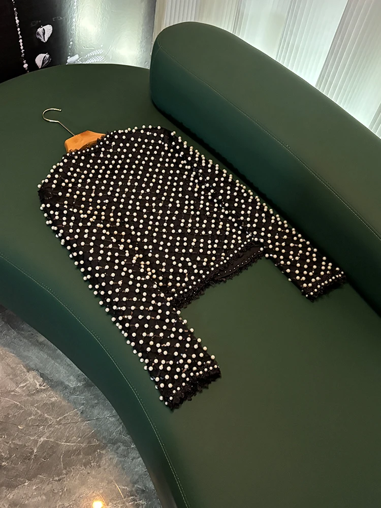 

Slimming Faionable Women's Coat 2025 Winter New Sle Profional Heavy Bead Lightweight Luxury Tailored Commute Windproof