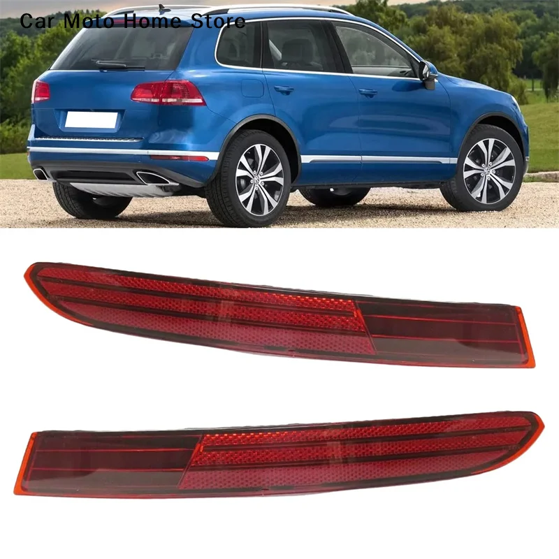 

【DM】автоматический задний бампер, противотуманный фонарь, отражатель, стоп-сигнал, указатель поворота, без лампы для VW Touareg 2015 2016 2017 2018 7P6945701K 7P6945702G