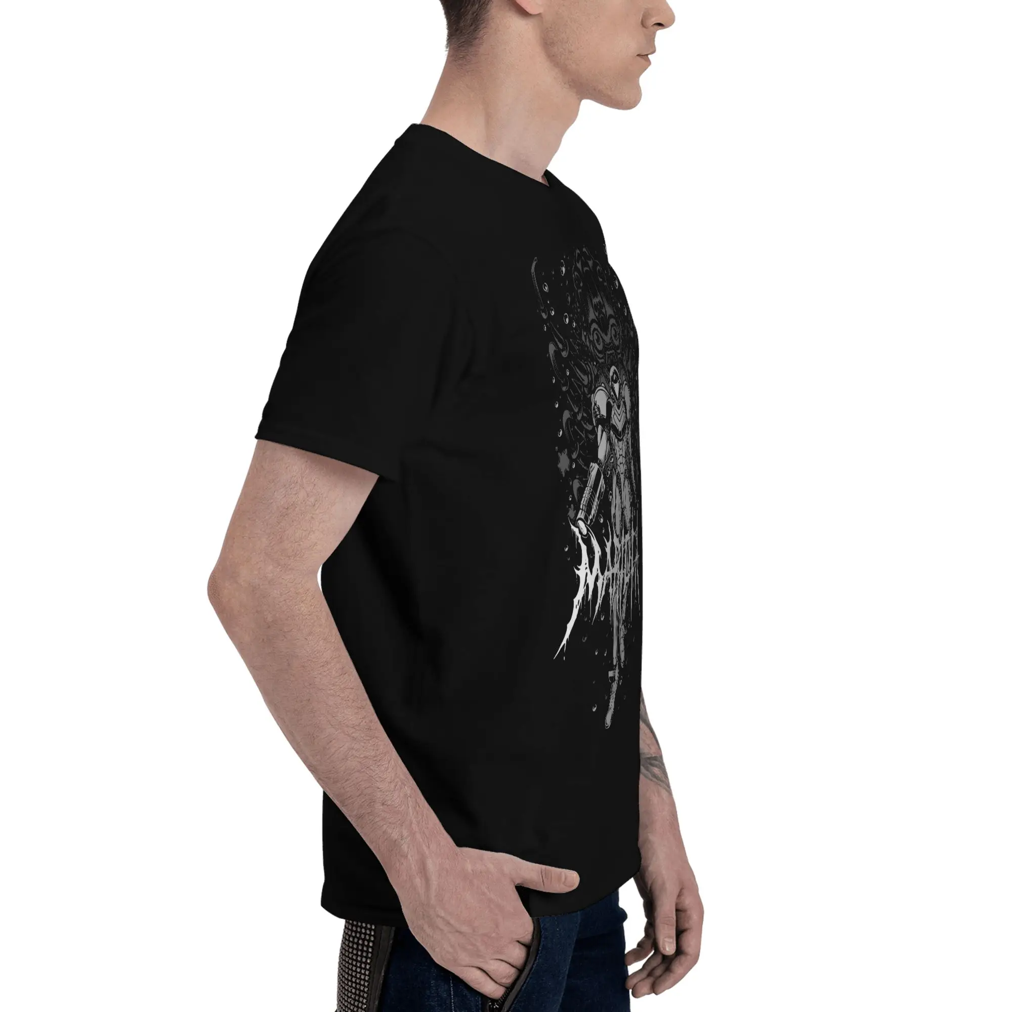 Maridia Funny Graphic 100% Cotton T-Shirt METROID PRIME Tops Tees For Men view 3