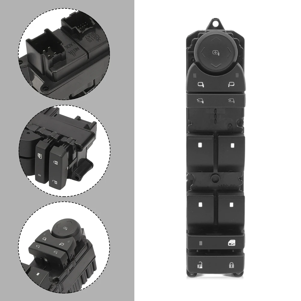 Car Window Master Control Switch For Cadillac Escalade Chevy Silverado GMC 20835553, 15907210, 15906881