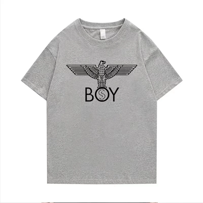 Mens Clothes Men Fashion Brand T Shirt Boy London Tops Tees Eagle High Quality Short Sleeve Tee Shirts Male Clothing Letter Prin