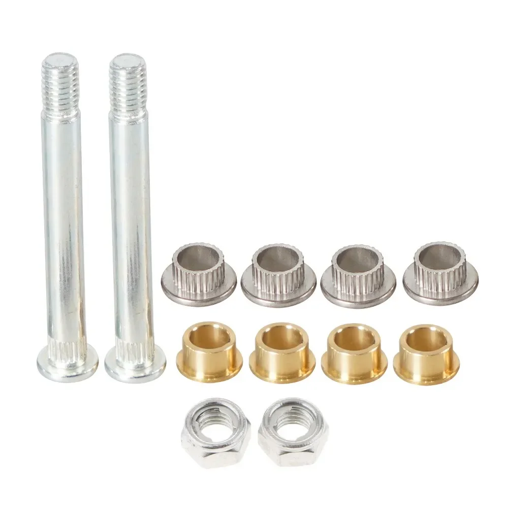6L2Z7822800B 6L2Z7826811B Car Front Door Hinge Pin Bushing Repair Kit 2 Pins Lock Nuts 1 Door For 86-97 Ford Aerostar DH-1034