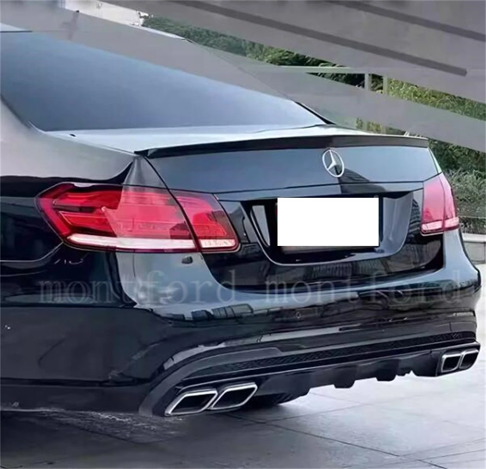 Spoiler For Mercedes W212 2008-2013 High Quality Abs Plastic Car Tail Wing Decoration For Mercedes-benz Mercedes E Class W212