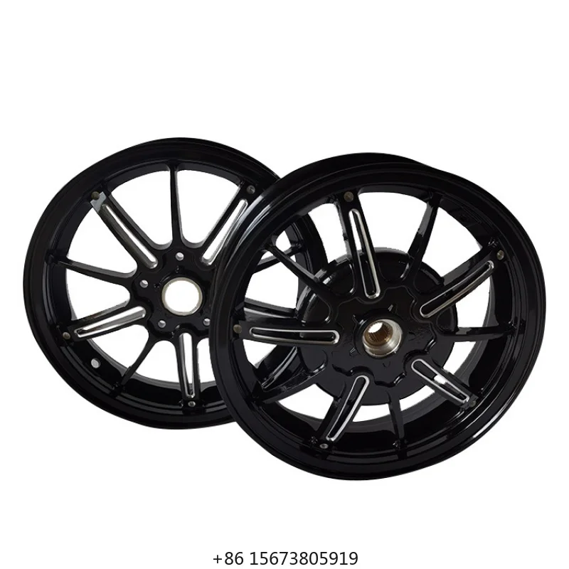 VXMAY New 12-Inch Modified Aluminum Alloy Wheel for /Spring Sprint 150 Motorcycle with 1 Year Warranty