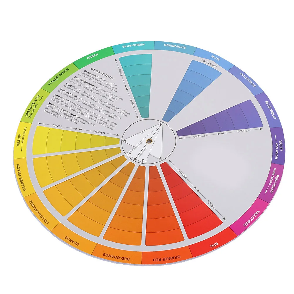 Pigment Color Wheel Tattoo Color Wheel Tattoo Color Wheel Pigment Color Wheel Mixing  Tattoo Accessory (23cm Diameter)