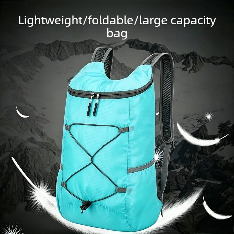 

Ultra Light Portable Foldable Outdoor Backpack Waterproof Travel Fitness Sports Storage Bag gym sports bag