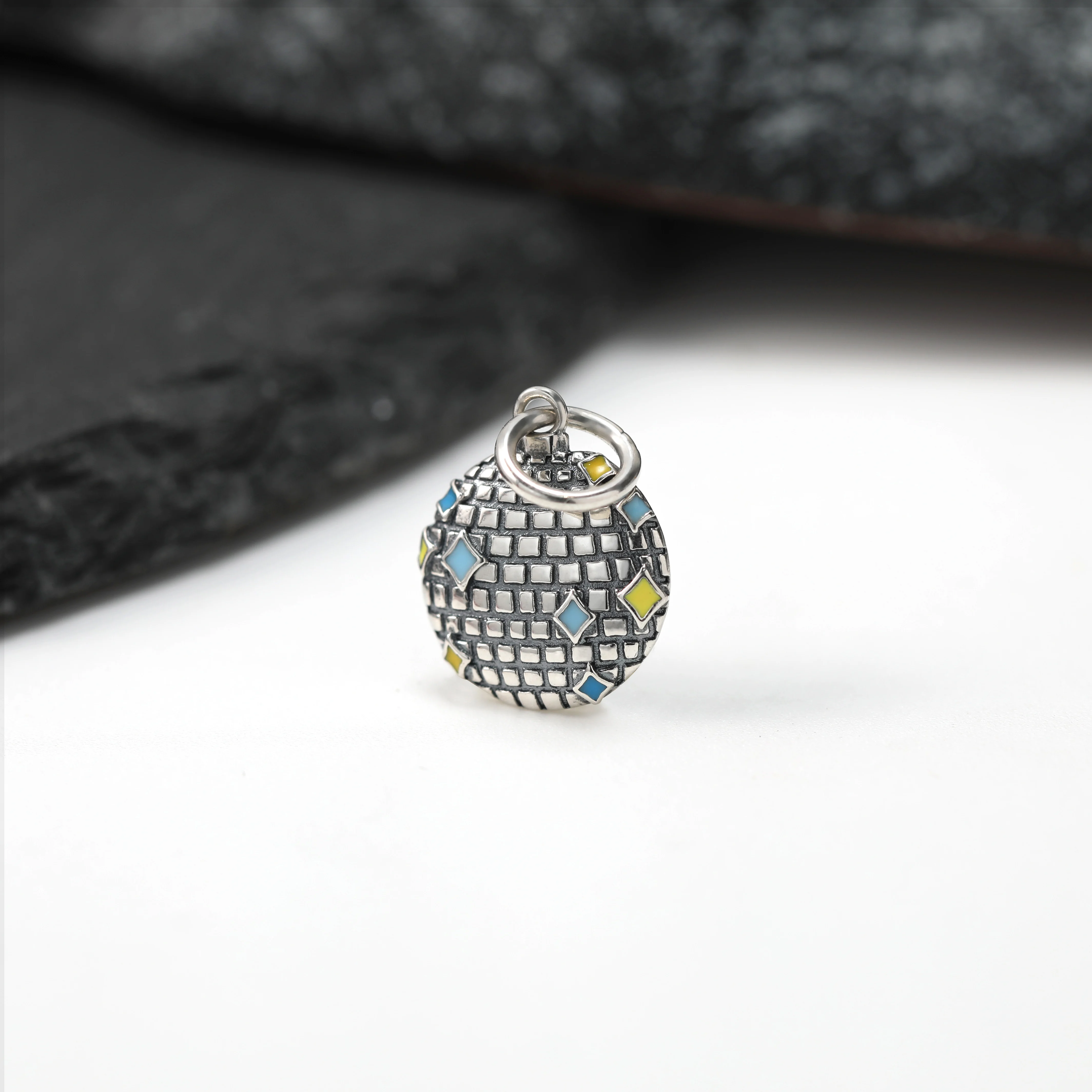 

DJ484 Enamel Disco Ball Charm