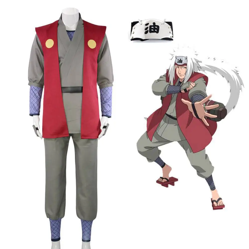 

Jiraiya 1-го поколения жаба мудреца косплей мужской костюм