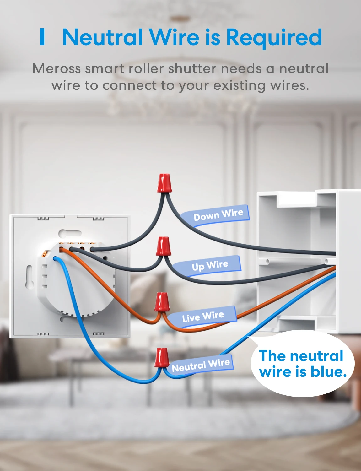 Meross HomeKit WiFi الأسطوانة مصراع التبديل الذكية الستار أعمى المحرك الخلفية نمط العمل مع سيري أليكسا جوجل المنزل SmartThings