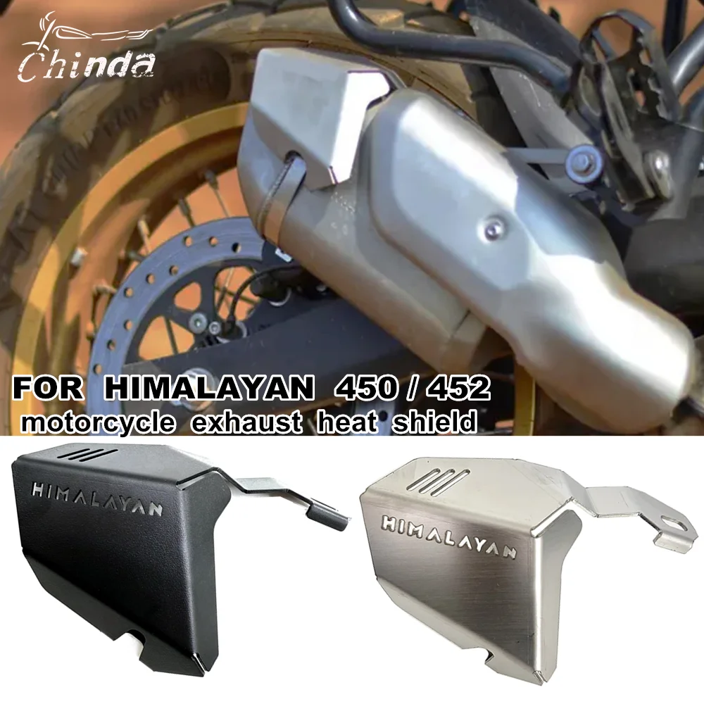 For Himalayan 450 Himalayan450 Himalayan 452 2024-2025 Motorcycle Exhaust Pipe Heat Shield Heat Protective Cover