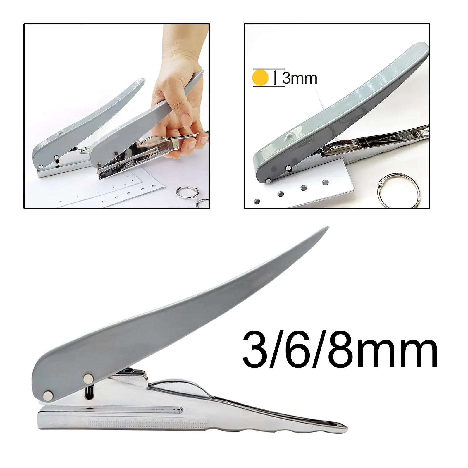 Compact Round Hole Puncher, Easy Paper Crafting e Scrapbooking