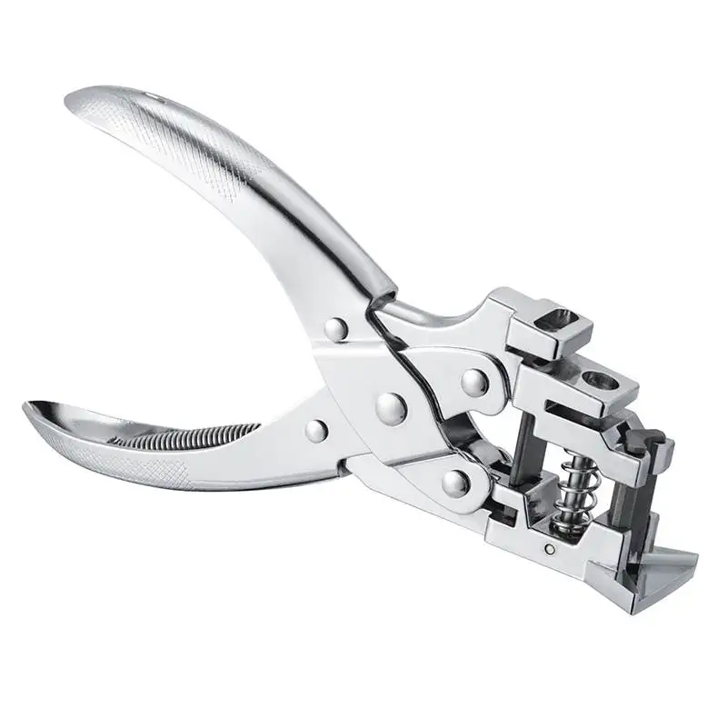 3-in-1 Membership Card Paper Puncher Plastic Metal Round Square Hole Punch Pliers Corner Rounder with Hole Puncher for Cards