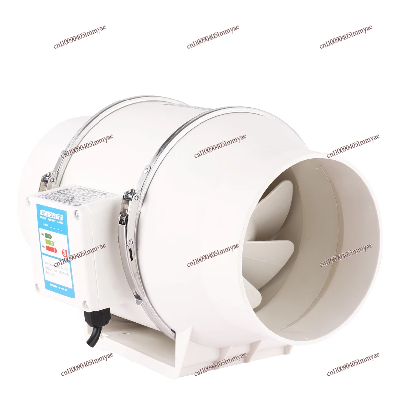 مروحة قناة مستديرة 220 فولت مروحة مسودة حثية مروحة عادم قوية صامتة منزلية #2