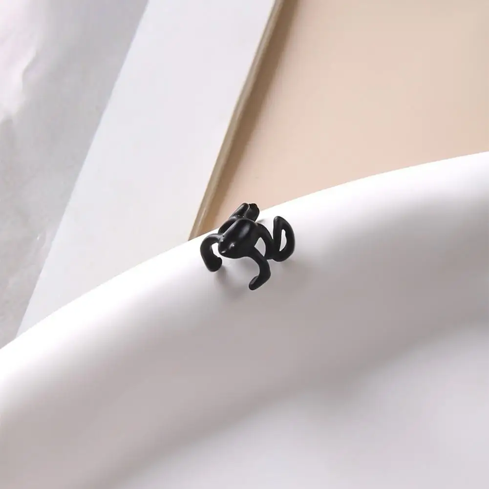 Frog-shaped Earrings Frog Ear Clips 3 Pairs Frog-shaped Clip-on Earrings Electroplated Alloy Ear Clips Fashion for Non-pierced