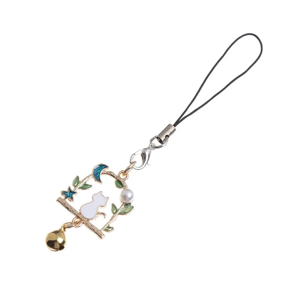 Hang Rope Cat Bag Accessories Mini Flower Phone Case Pendant Cute