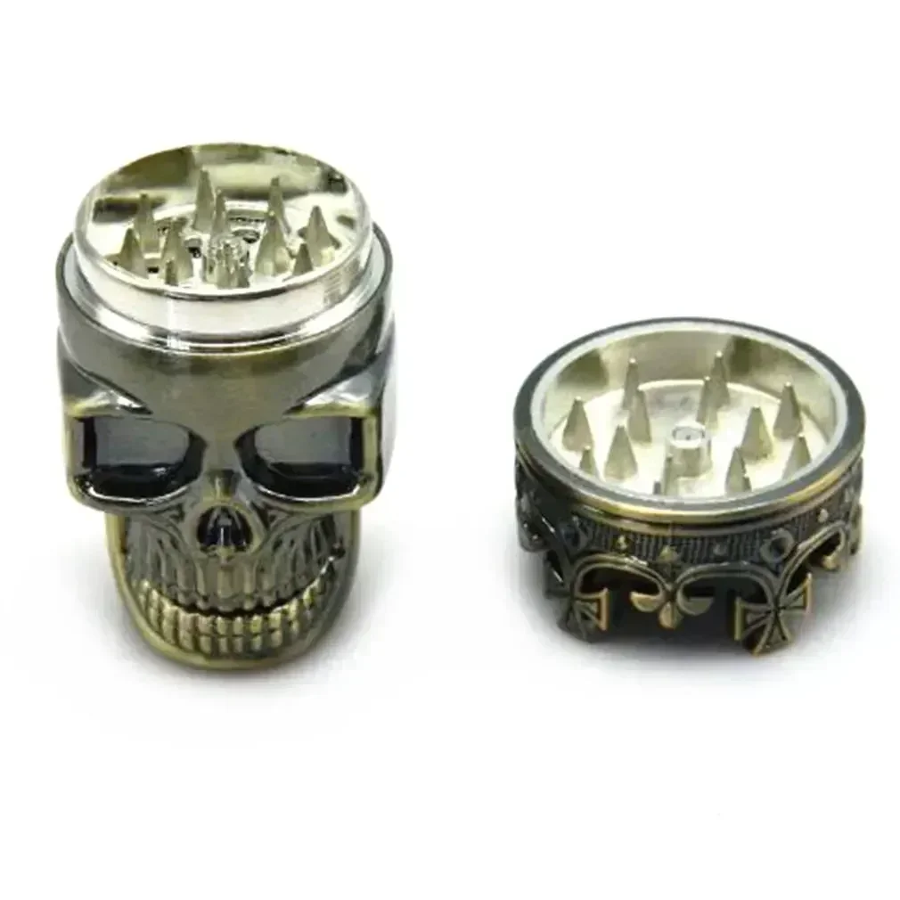 Vape Tobacco Lighter Feuerzeug Herb Lighters Accessories Mini Skull Grass Grinder Cigarette Logo Portable Smoking Household Home