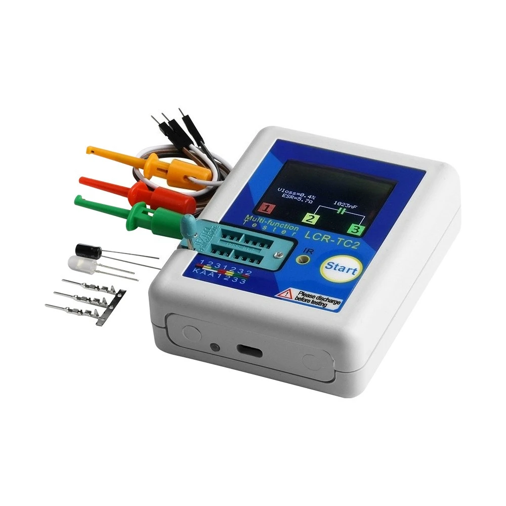 English version of the upgraded version of high-precision transistor tester full-color component detection