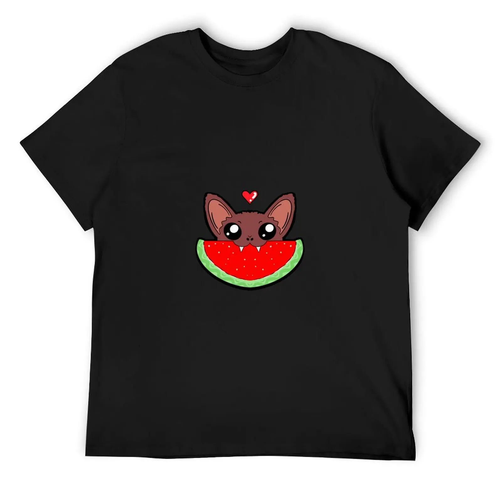 

Watermelon bat T-Shirt Louboutins boys animal print graphic t shirts mens t shirts